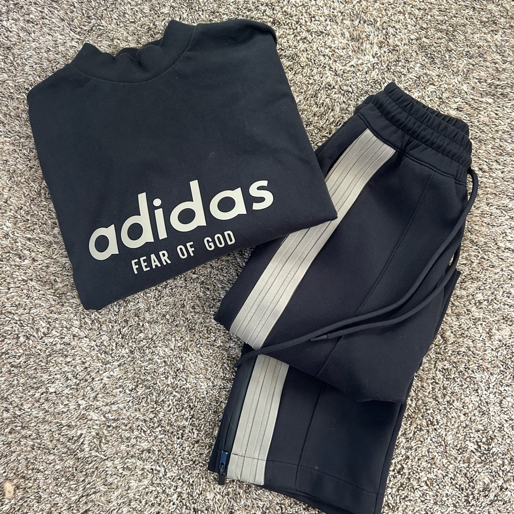 Adidas Fear of God Matching Set Black and Green